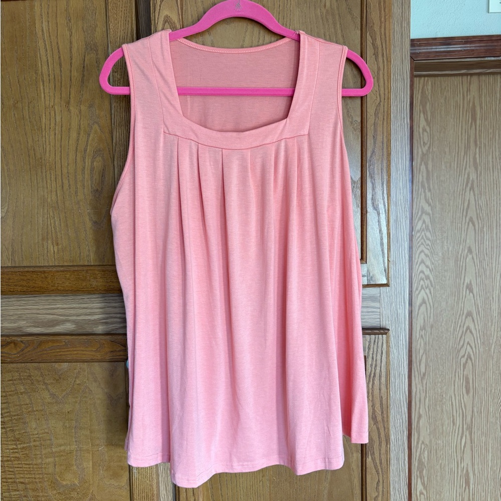 Pleated Tank Top